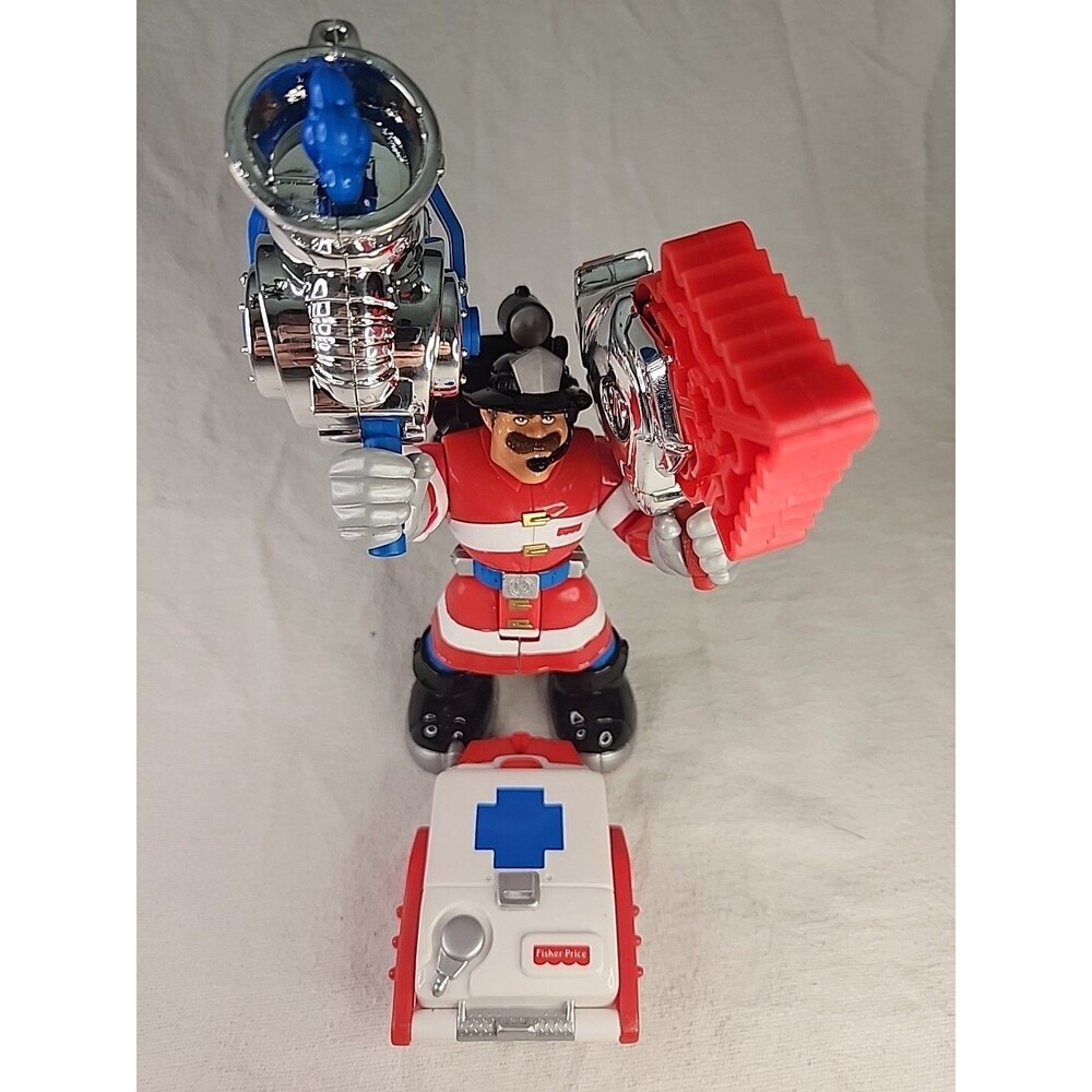 Action Figure BILLY BLAZES Fisher Price Rescue Heroes & Many Acces. #78391 2001